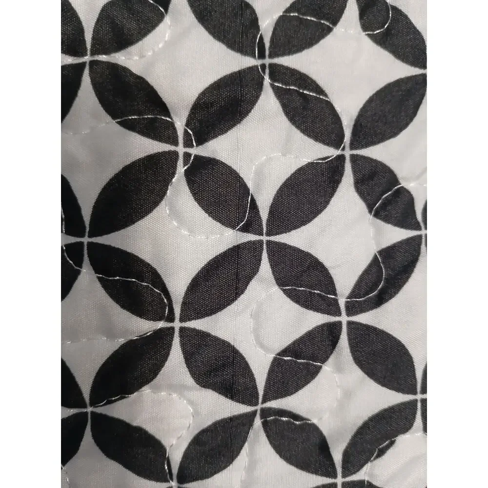 2‎ Pillowcases Sham Bohemian Hippie 20x26 Black Brown Geometric Lattice Modern